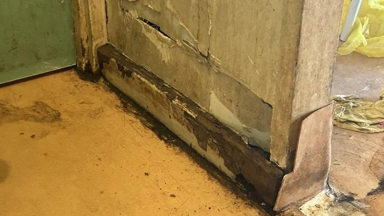 Photos of the housing appear to show substandard conditions. Picture: 9News