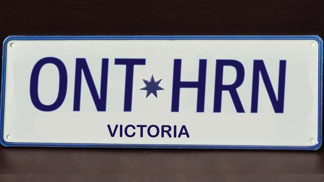 ONTHRN was deemed to be an inappropriate customised plate by VicRoads.