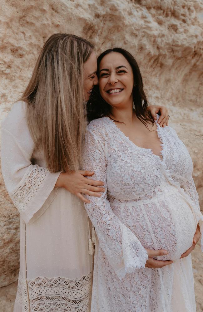 Nisa and Jess Tripodi, conceived through IVF.