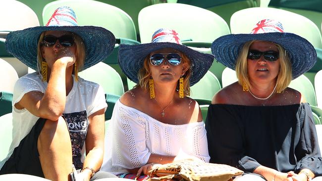 Those hats will be just as shady on a different public holiday. (Pic: Cameron Spencer)