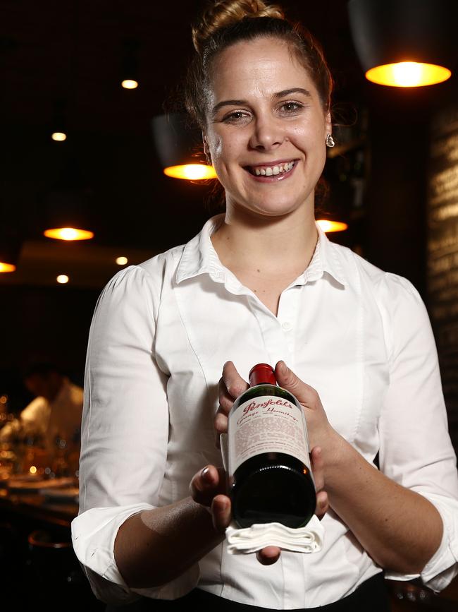 Sommelier Louella Mathews. Picture: Tim Hunter.