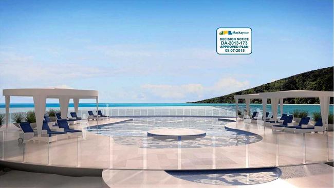 Artist's impressions of the seven star resort on Brampton Island. Picture: Mackay Regional Council