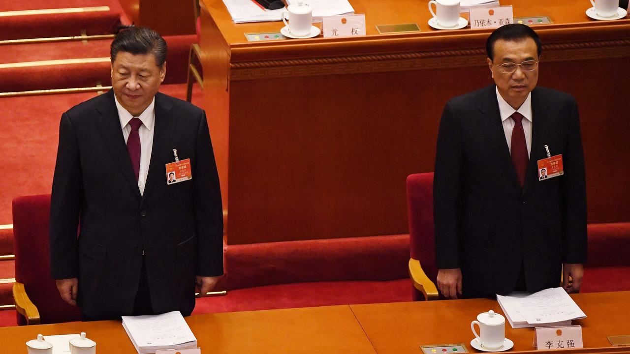 China's President Xi Jinping (left) and Premier Li Keqiang. Picture: Leo Ramirez/AFP