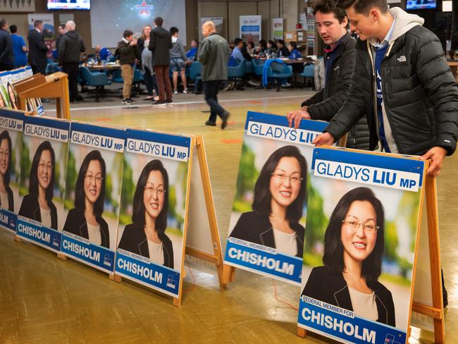 Gladys Liu lost her federal seat of Chisholm seat to Labor challenger Carina Garland. Picture: Tony Gough