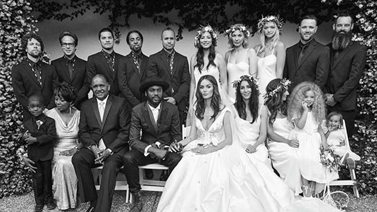 Gomes and Ward were both bridesmaids for Trunfio’s wedding. Picture: Brides