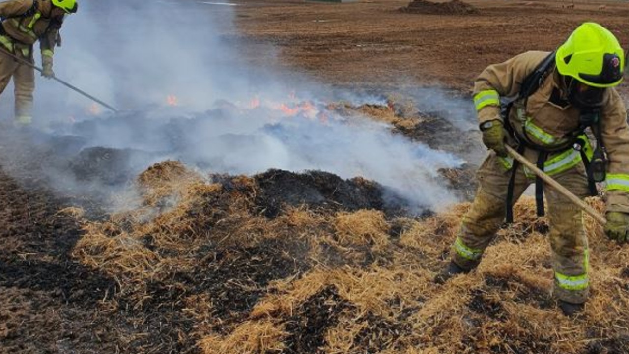 The fire spread to 75 square metres before being contained. Picture: Russell Jenkinson / North Yorkshire Fire &amp; Rescue Service