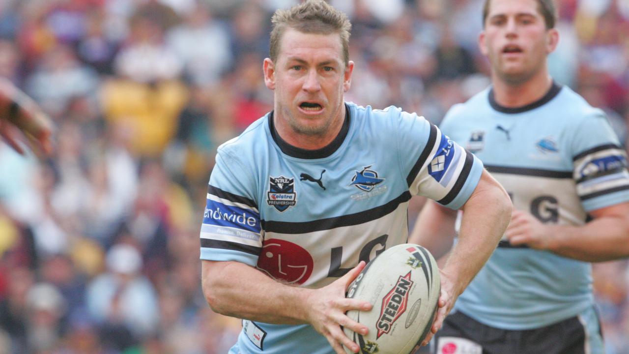 Adam Dykes played 183 games for the Sharks.