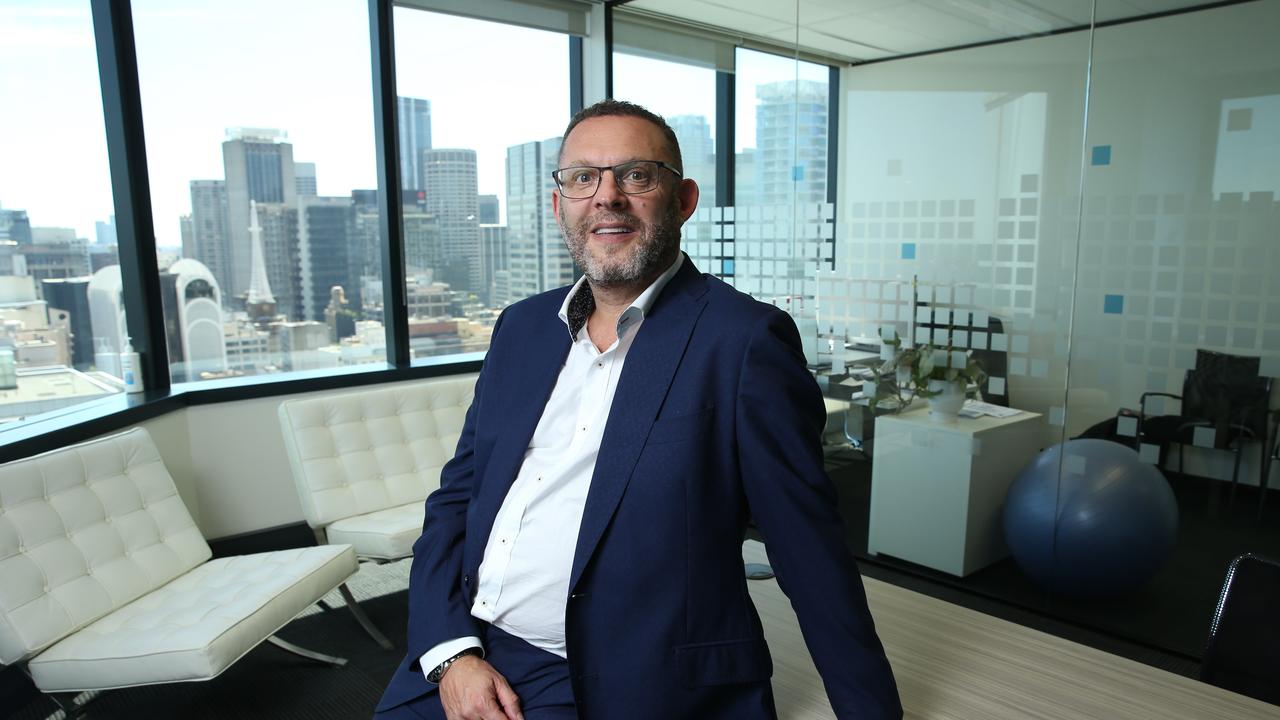 Nuix CEO Jonathan Rubinsztein, photographed at their offices in Sydney. Britta Campion / The Australian