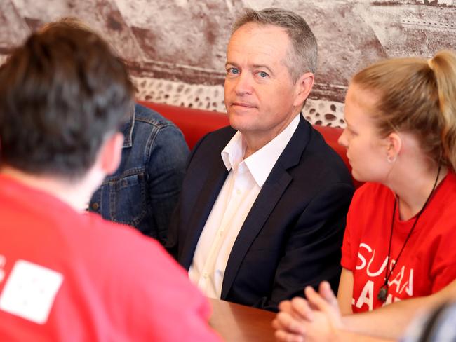 Opposition Leader Bill Shorten is sitting pretty after wins in the Super Saturday by-elections. Picture: Liam Kidston