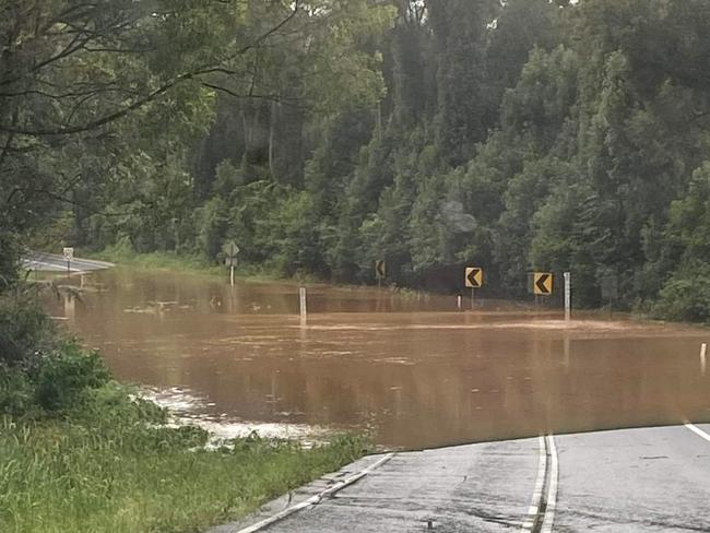 Flooded creek at Nashua.