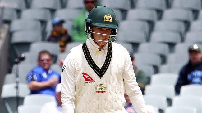 Peter Handscomb was dropped from the Australian team after the second Ashes Test. Picture: Sarah Reed