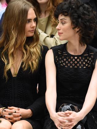 Cara Delevingne and St Vincent. Picture: Splash