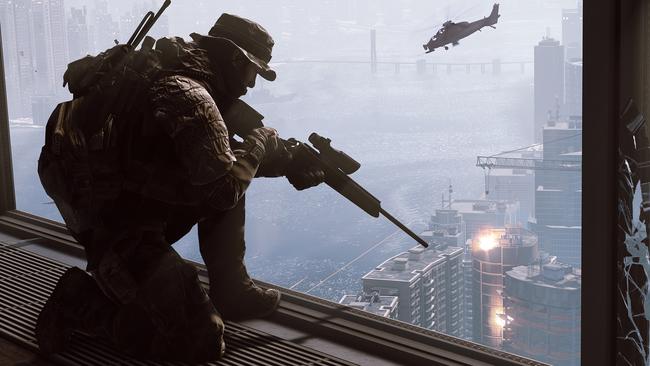 A screenshot of the Battlefield 4 game played for hour after hour by Brenton Tarrant using the name Commander Rockwell.