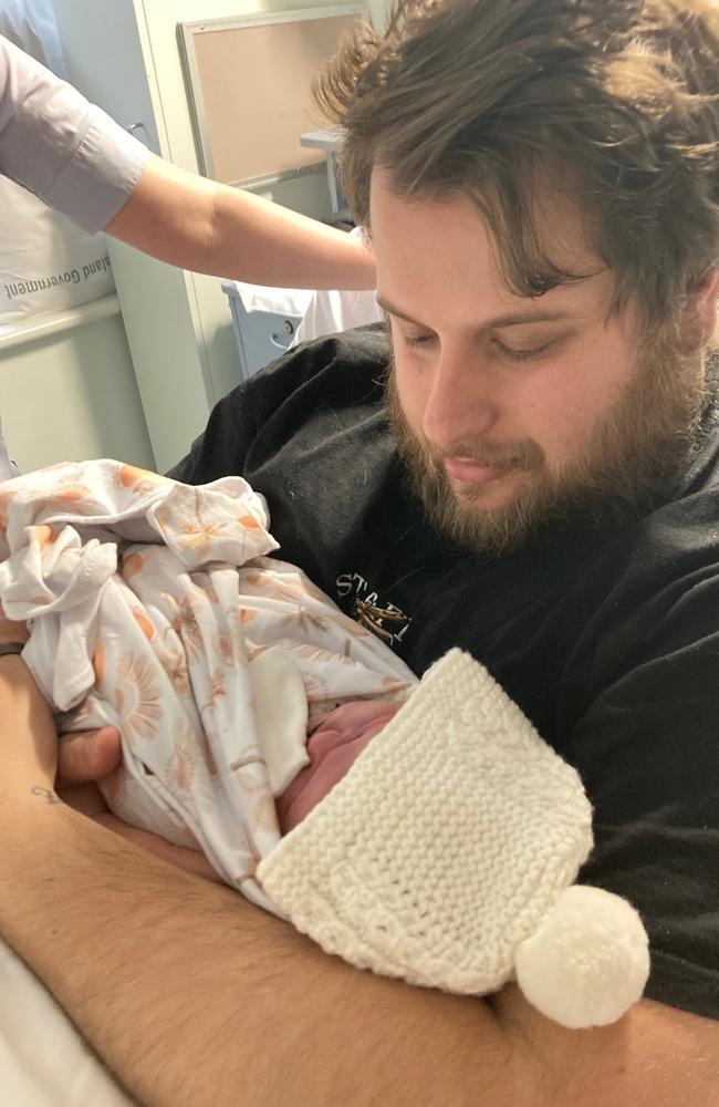 Rayn Zeeman with his daughter Whittaker.