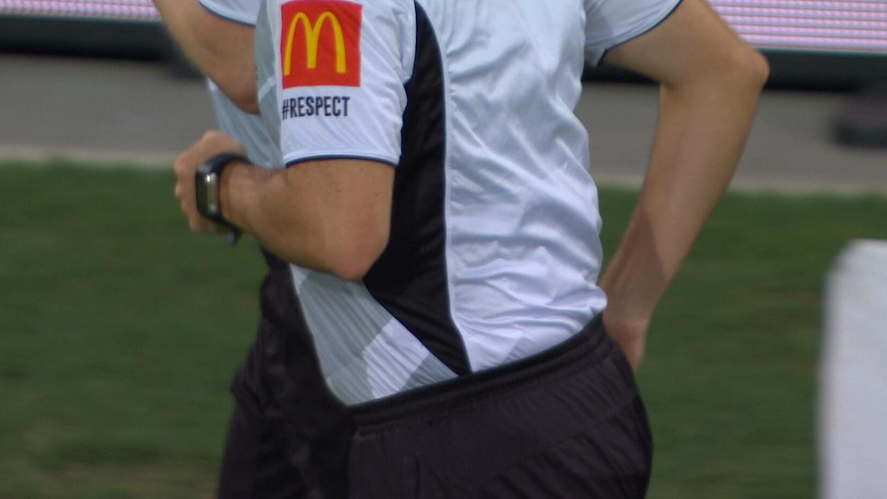 A-League referees are reportedly choosing to cover the 'respect' logo on their shirts