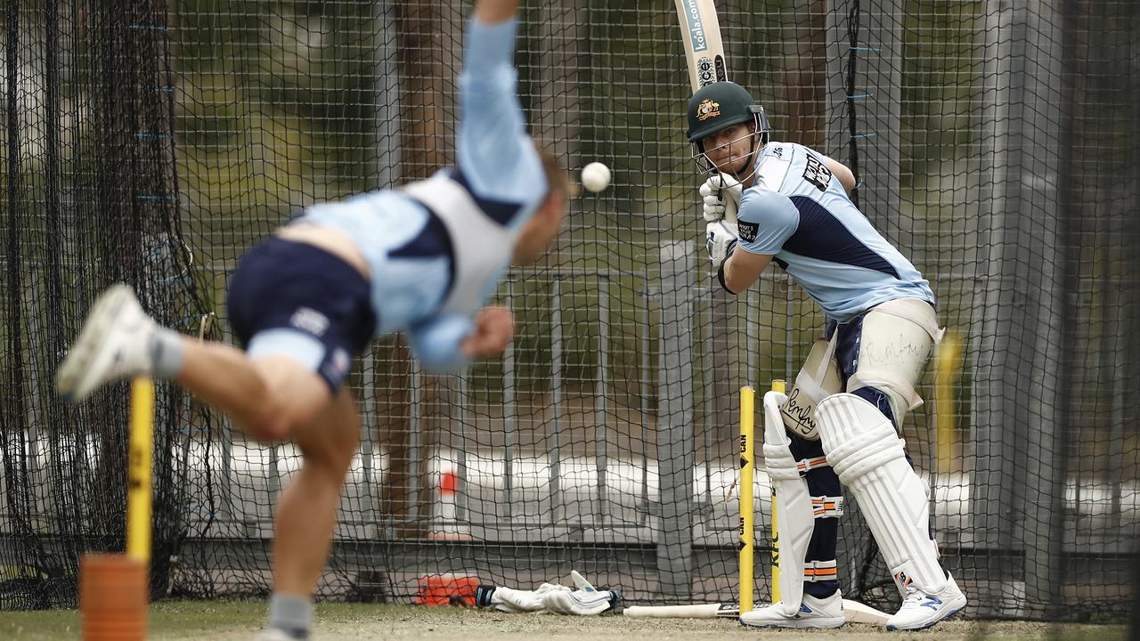 The best way to prepare for being out in the middle is facing a bowler in the nets. Picture: Ryan Pierse/Getty Images