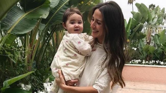 Fashion blogger Arielle Noa Charnas said she was asked to give up her first class seats on a Delta flight because her daughter, Ruby, was crying. Picture: Instagram/@somethingnavy