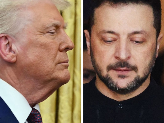 Donald Trump and Volodymyr Zelensky.