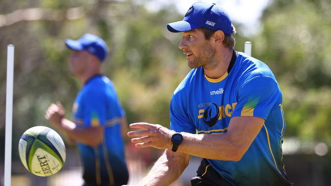 Kyle Godwin prepares for the Super Rugby season with the Western Force Picture: Getty Images