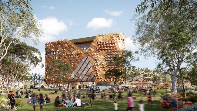 Budget 2025-26 includes $123.5m for delivery of the Aboriginal and Torres Strait Islander Art Gallery.