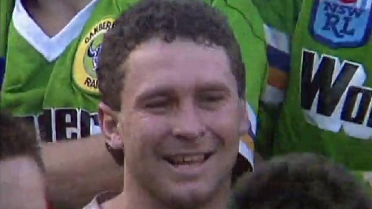 Ricky Stuart after Canberra had won the 1989 grand final.