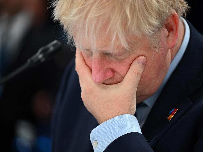 Mr Johnson could be ousted from parliament over ‘Partygate’ claims. Picture: AFP