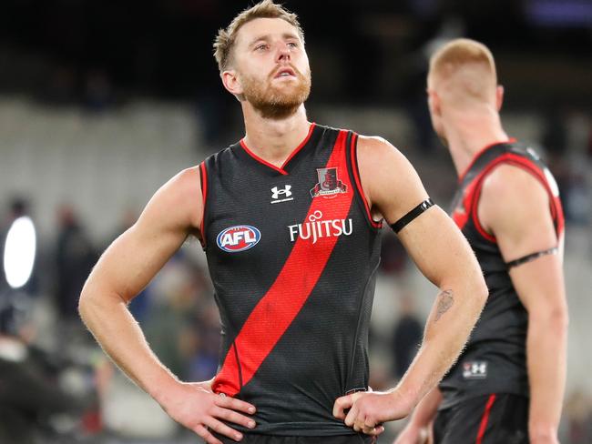 If Dyson Heppell wants a deal longer than one season, he’ll have to move clubs to get it. Picture: AFL Photos/Getty Images