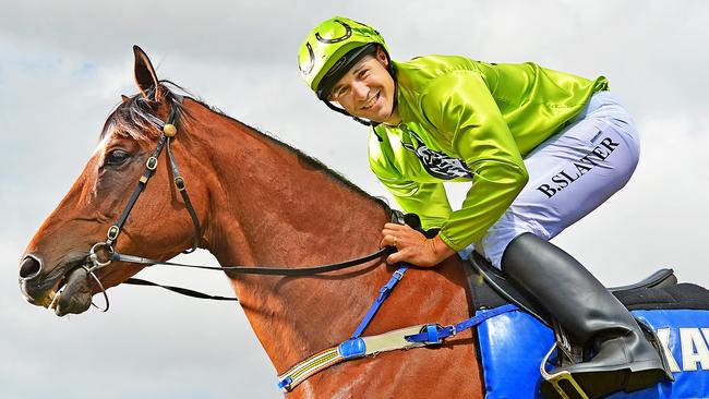 Billy Slater rode trackwork for Gai Waterhouse before he became a league star.