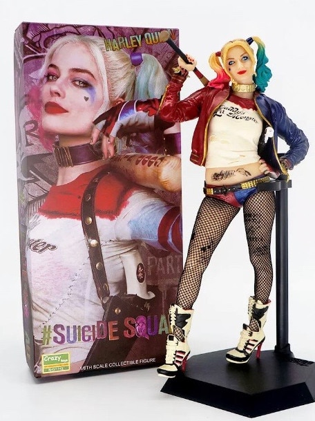 The Margot Robbie Harley Quinn figurine from Suicide Squad. Picture: Supplied