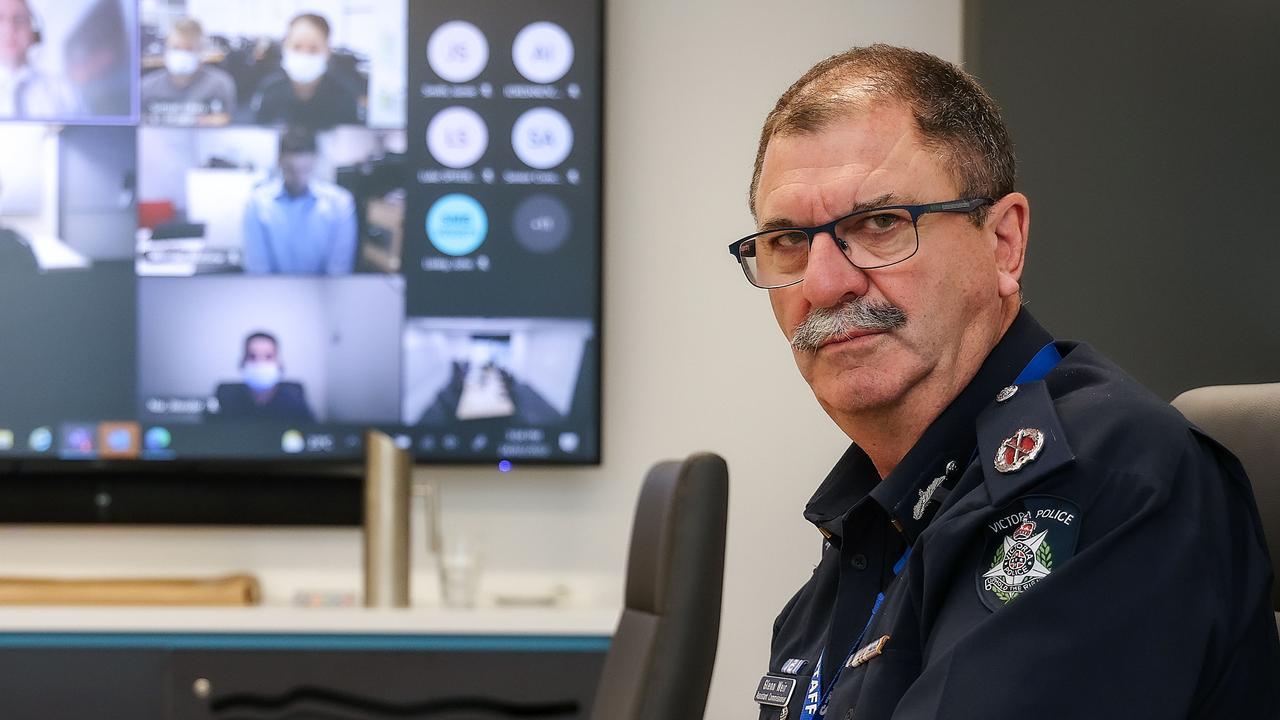 Victoria Police Assistant Commissioner Glenn Weir said the number killed over the holiday weekend was ‘incomprehensible’. Picture: NCA NewsWire / Ian Currie