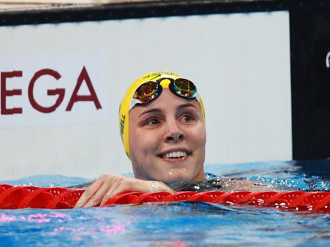 Australia's Bronte Campbell in the women's 100m Freestyle semi-final on day five of the swimming at the Rio 2016 Olympic Games. Picture. Phil Hillyard