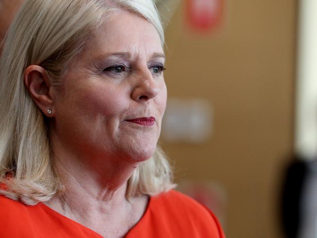 Federal Minister for Industry, Science and Technology, Karen Andrews said she was disappointed Holden was “walking away”. Picture: AAP