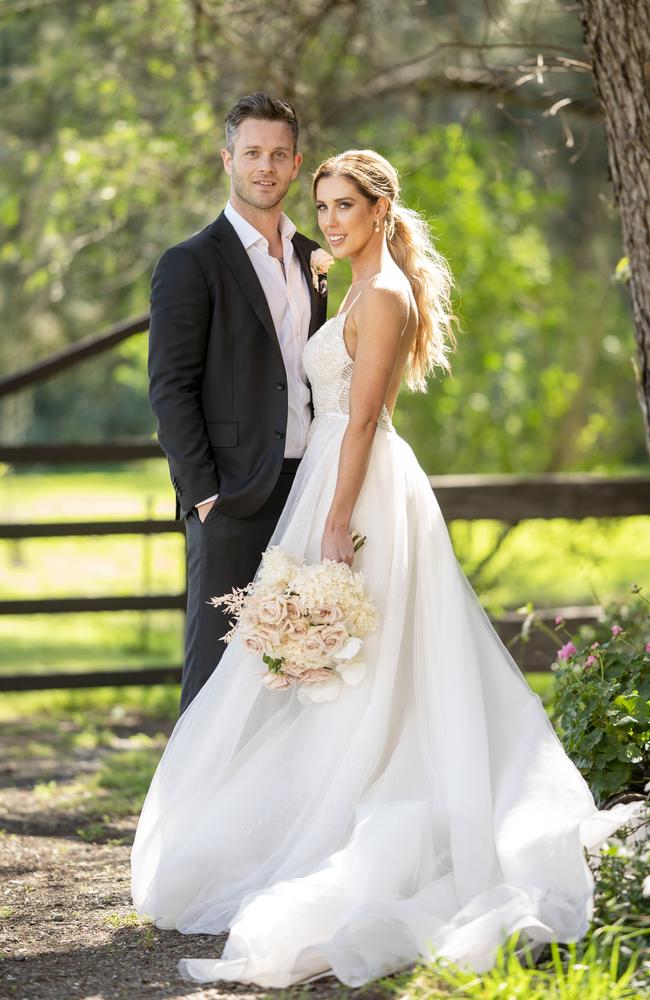 Jake and Beck went their separate ways soon after Married at First Sight finished. Picture: Channel Nine