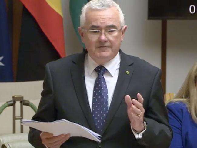 Andrew Wilkie again failed to have the documents tabled on Wednesday. Picture: Supplied