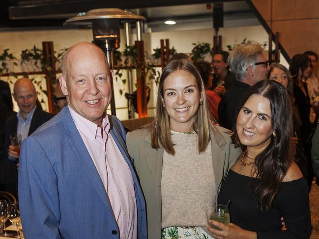 Bill Delves and Christie Wise with Kira Donohue. Picture: Picture: Vethaak Media