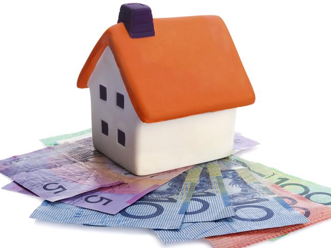 Generic photo of Australian cash with a model house