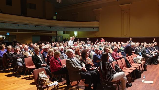 The launch of the Protect Our Heritage Alliance at Norwood last night. Picture: Renato Castello