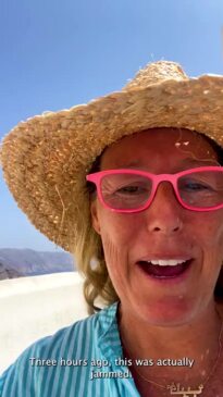 Traveller reveals trick to getting iconic Santorini photo