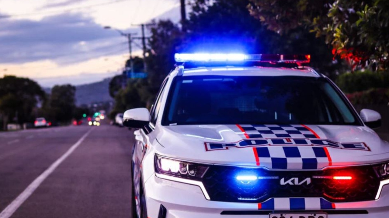 Police are searching for a driver of a stolen car after a police vehicle was rammed in Brisbane.