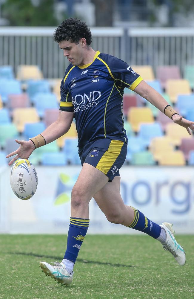 Callum Simpson was elite for Bond Uni. Picture: Glenn Campbell
