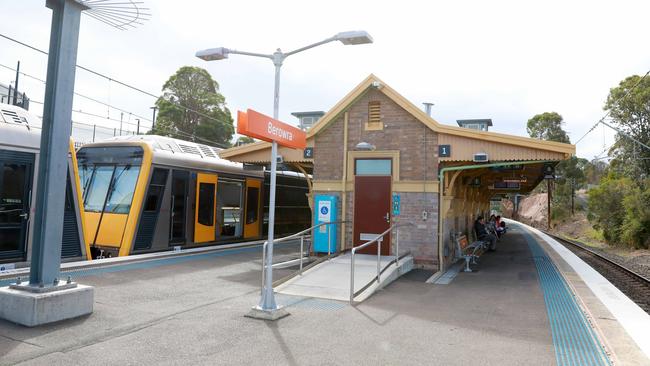 Berowra railway station. Picture: Angelo Velardo
