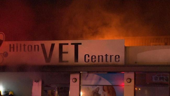 No pets were injured in the fire. Picture: 7NEWS