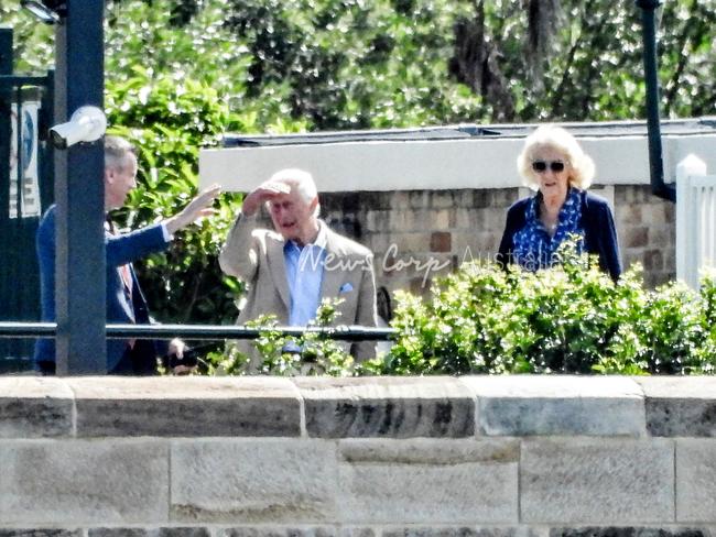 King Charles and Queen Camilla enjoy a bit of Sydney sunshine. Picture: Julian Andrews