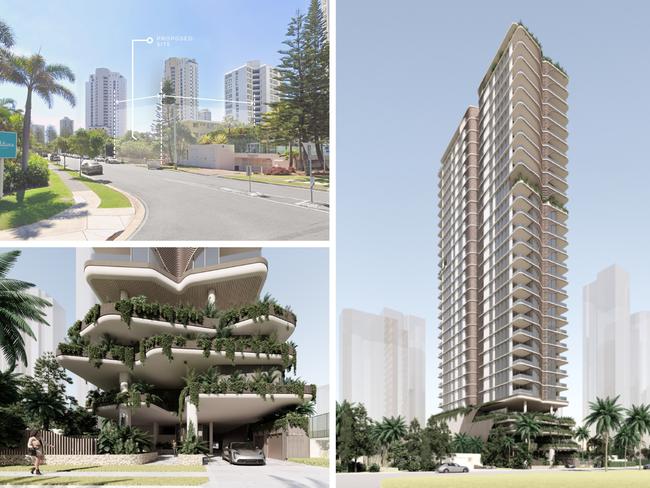 First look: Giant Main Beach tower to rise between two tennis courts