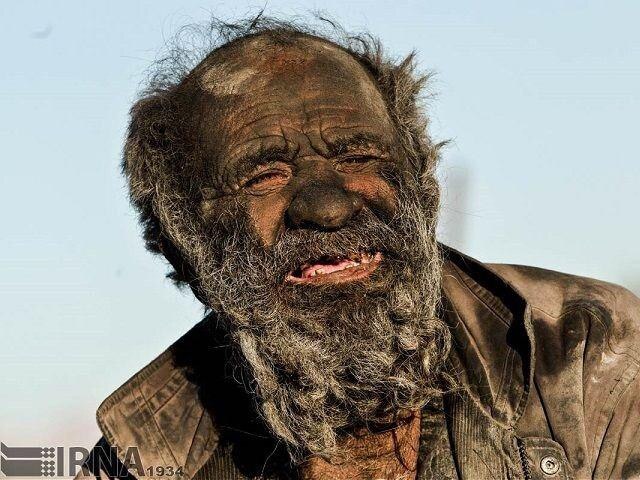 Amou Haji.   The World's dirtiest man