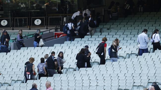 Thankfully the exodus didn’t continue. (Photo by Darrian Traynor/Getty Images)