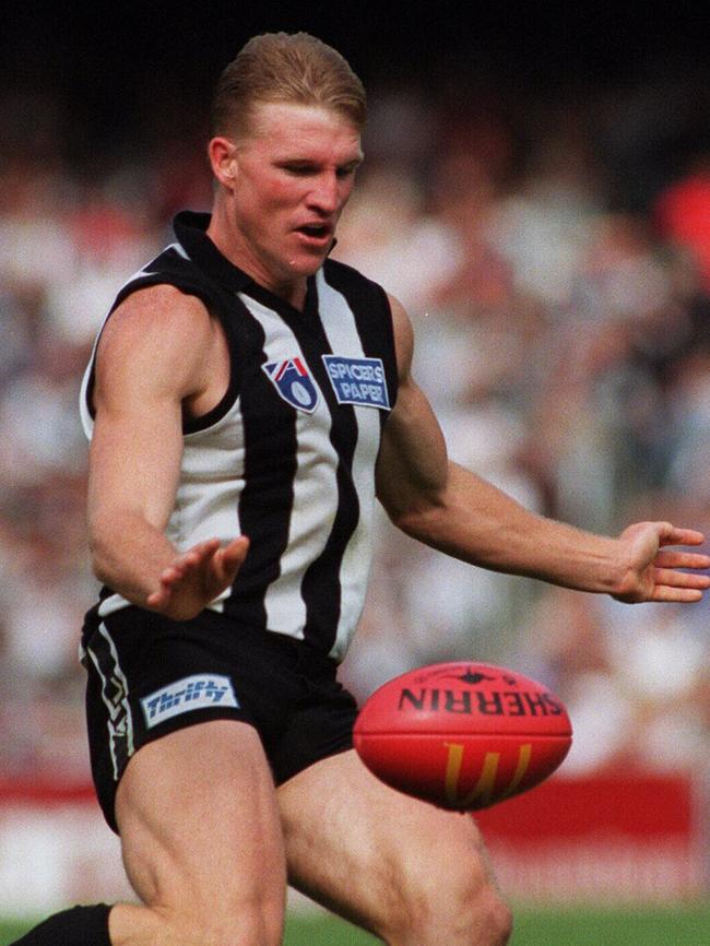 Nathan Buckley in action in 1997.