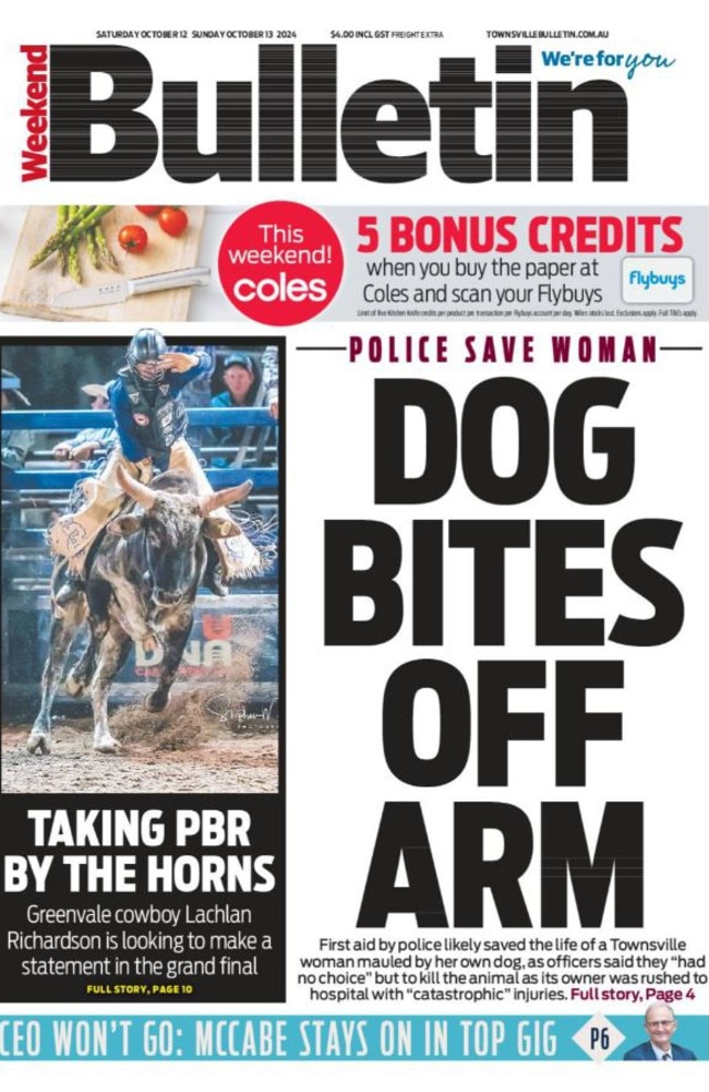 Townsville Bulletin 2024 front page