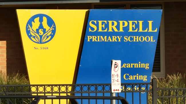 April 3, Concerns have been raised about children's safety at pick up and drop off times at Serpell Primary School with issues with traffic and parking congestion reaching breaking point. Picture: Stuart Milligan