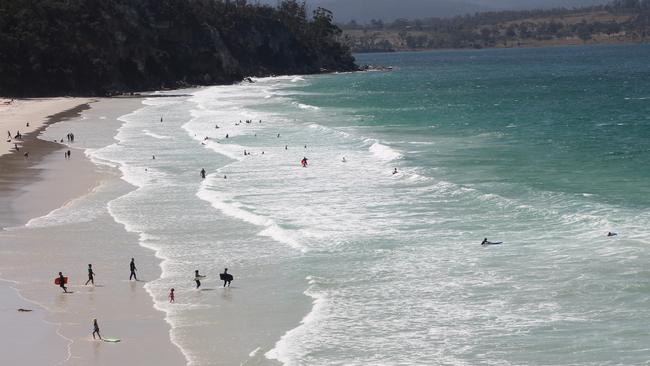 Tasmania Police have received a report of a shark sighting off Spring Beach, Orford. Picture: LEONARD MAYNARD/FILE